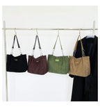 Amblot Soft-touch suede tote bag