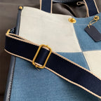 Amblot Square denim tote bag