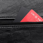 Amblot Square leather shoulder purse