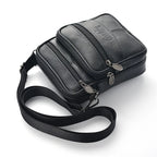 Amblot Structured leather crossbody bag