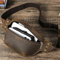 Amblot Structured leather waist bag