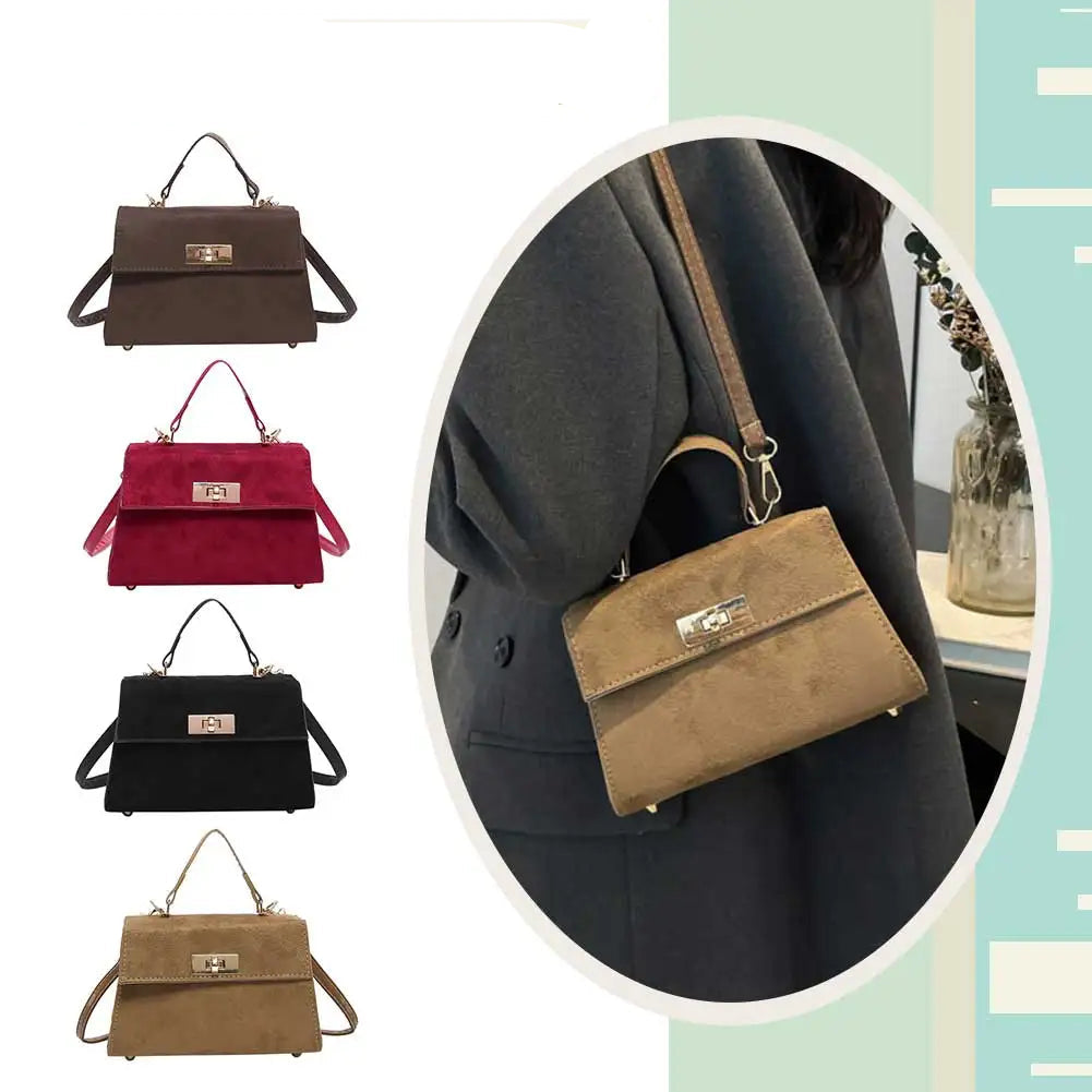 Amblot Structured suede purse