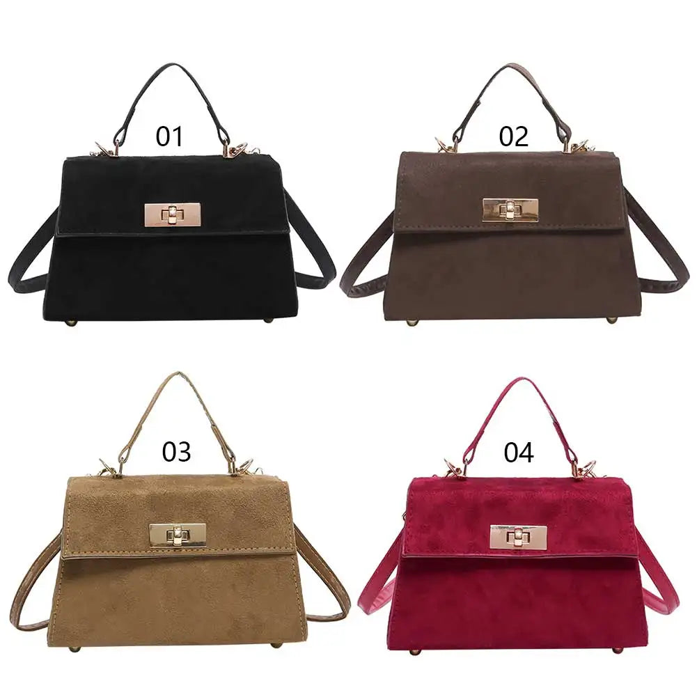 Amblot Structured suede purse