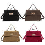Amblot Structured suede purse