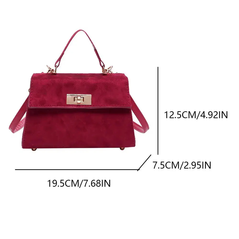 Amblot Structured suede purse