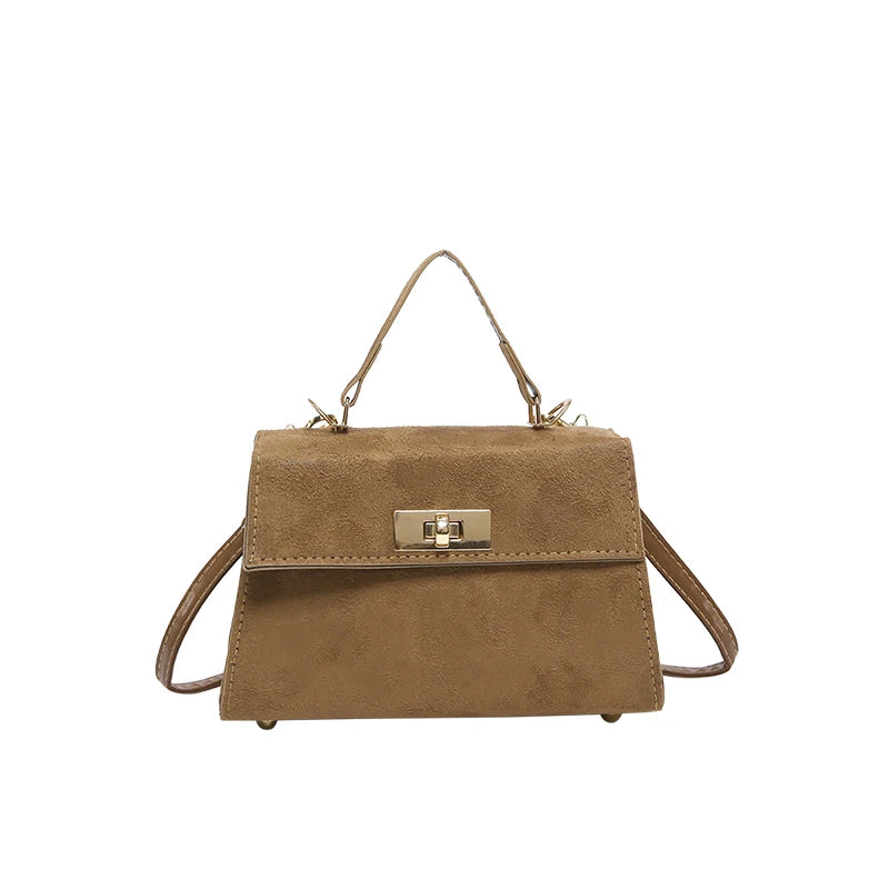 Amblot Structured suede purse