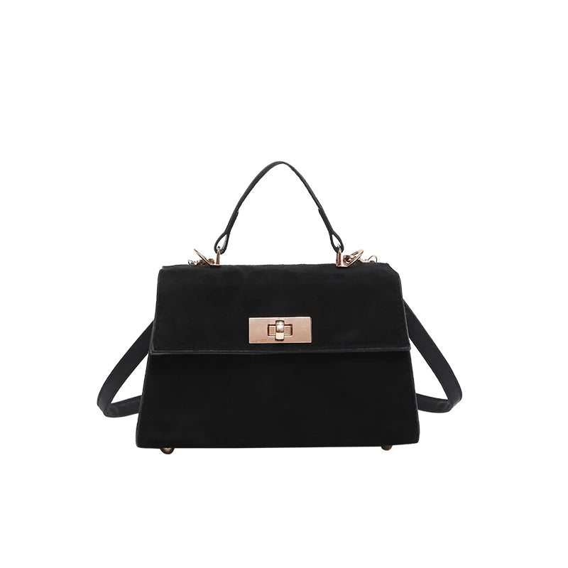Amblot Structured suede purse
