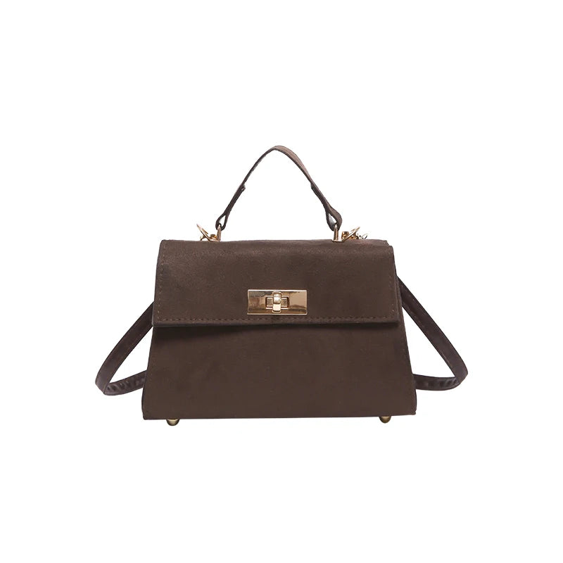 Amblot Structured suede purse