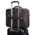 Amblot Stylish leather executive briefcase