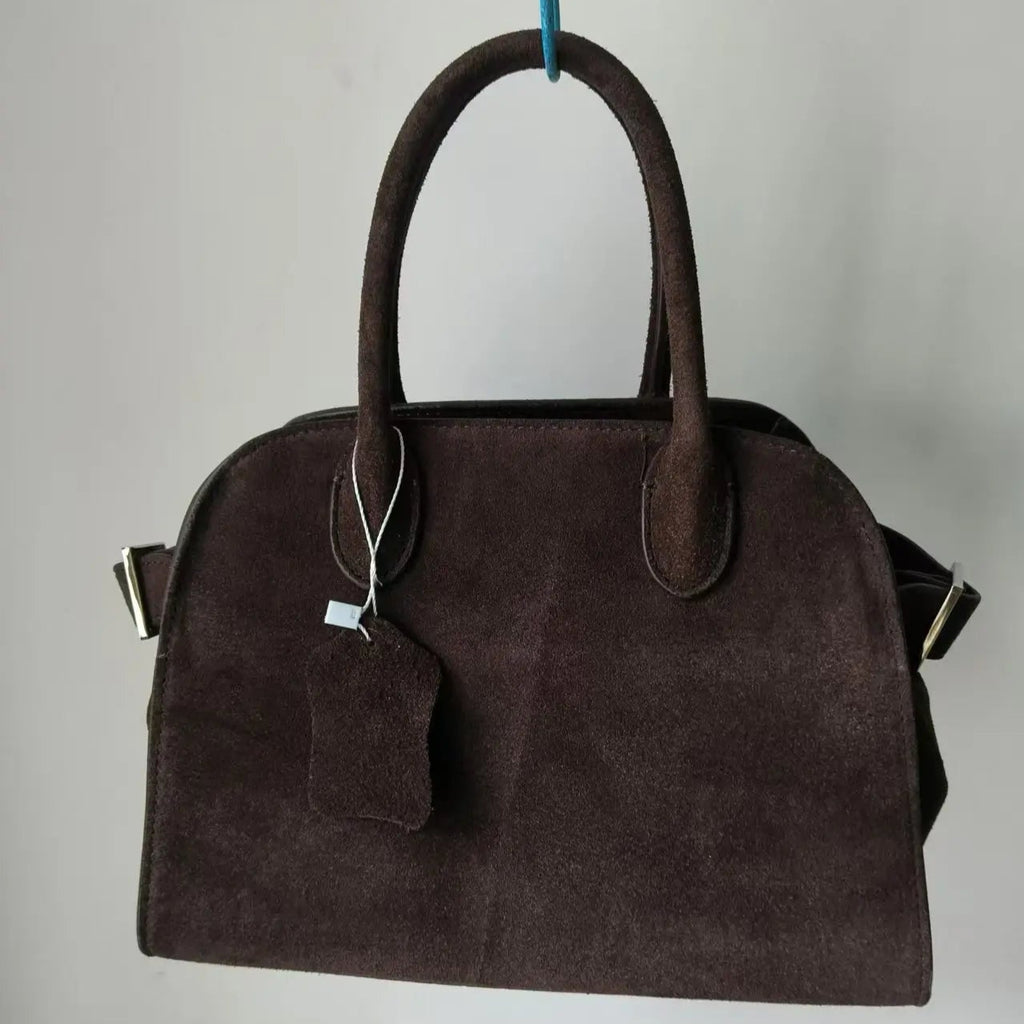 Amblot Stylish suede handbag for every outfit