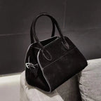 Amblot Stylish suede handbag for every outfit