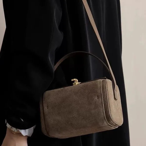 Amblot Suede box purse
