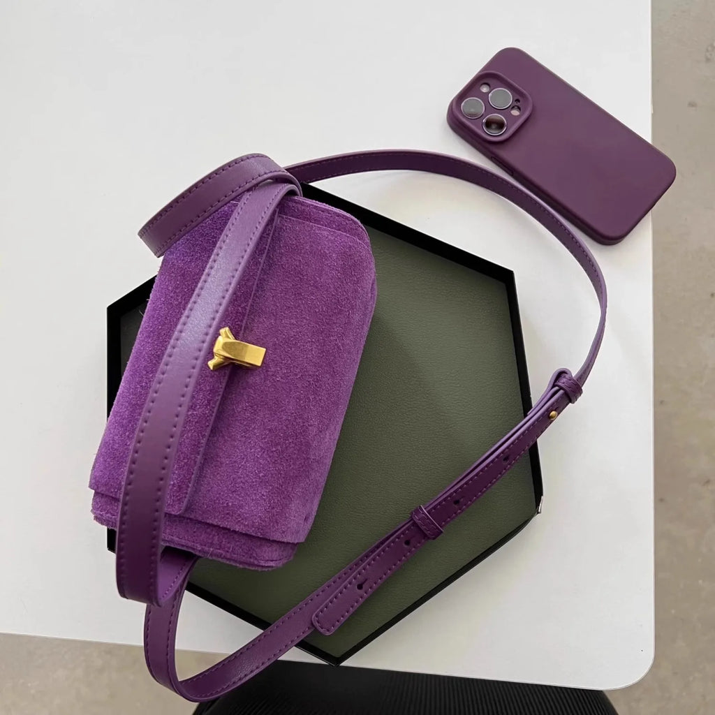 Amblot Suede box purse