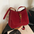 Amblot Suede crossbody purse