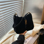 Amblot Suede crossbody purse