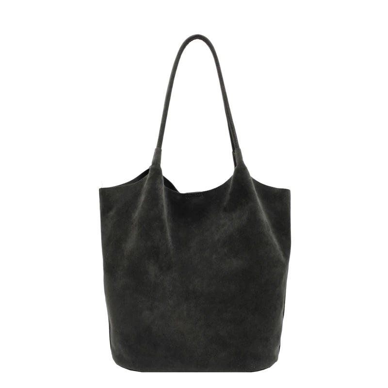 Amblot Tall suede tote bag