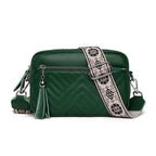 Amblot Textured leather crossbody bag
