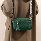Amblot Textured leather crossbody bag