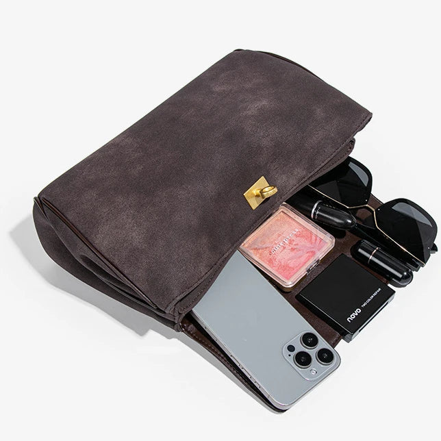 Amblot Timeless suede handbag