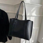 Amblot Trendy soft leather tote bag