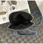 Amblot Trendy washed denim purse
