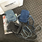 Amblot Trendy washed denim purse