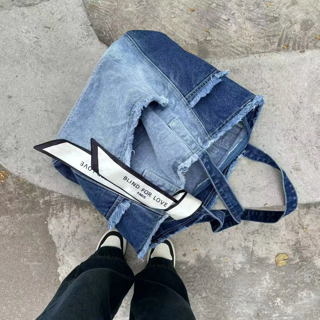 Amblot Two-tone fashion tote bag