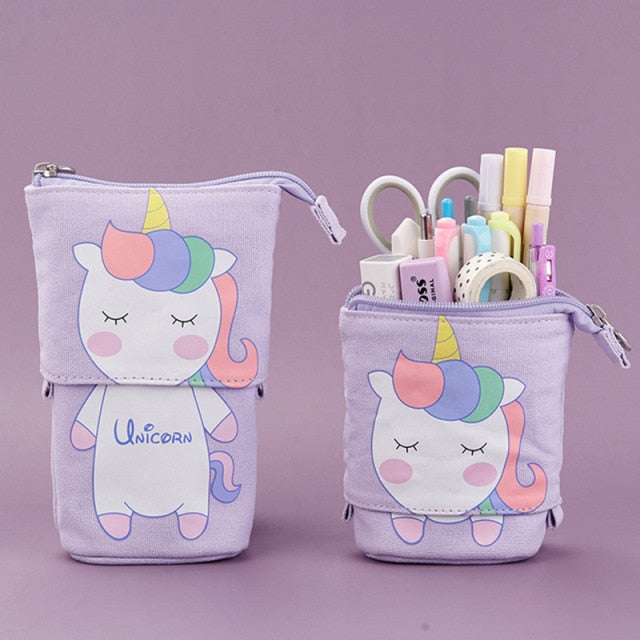 Amblot Unicorn stand-up pencil case