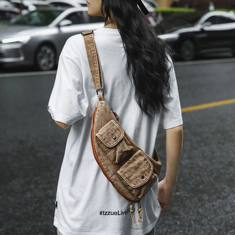 Amblot Urban denim body bag