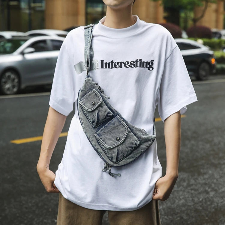 Amblot Urban denim body bag