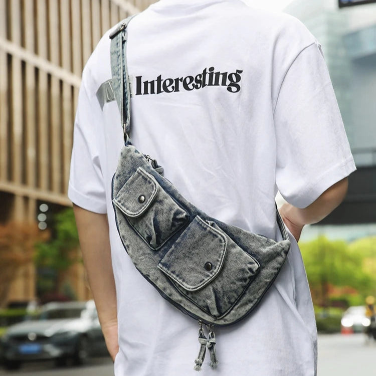 Amblot Urban denim body bag