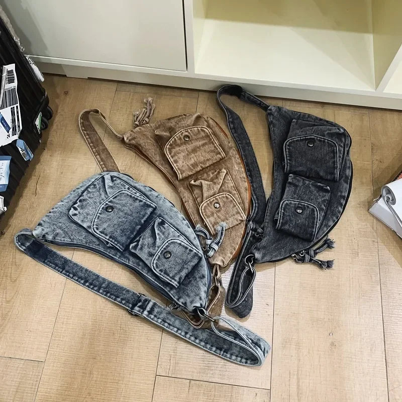 Amblot Urban denim body bag