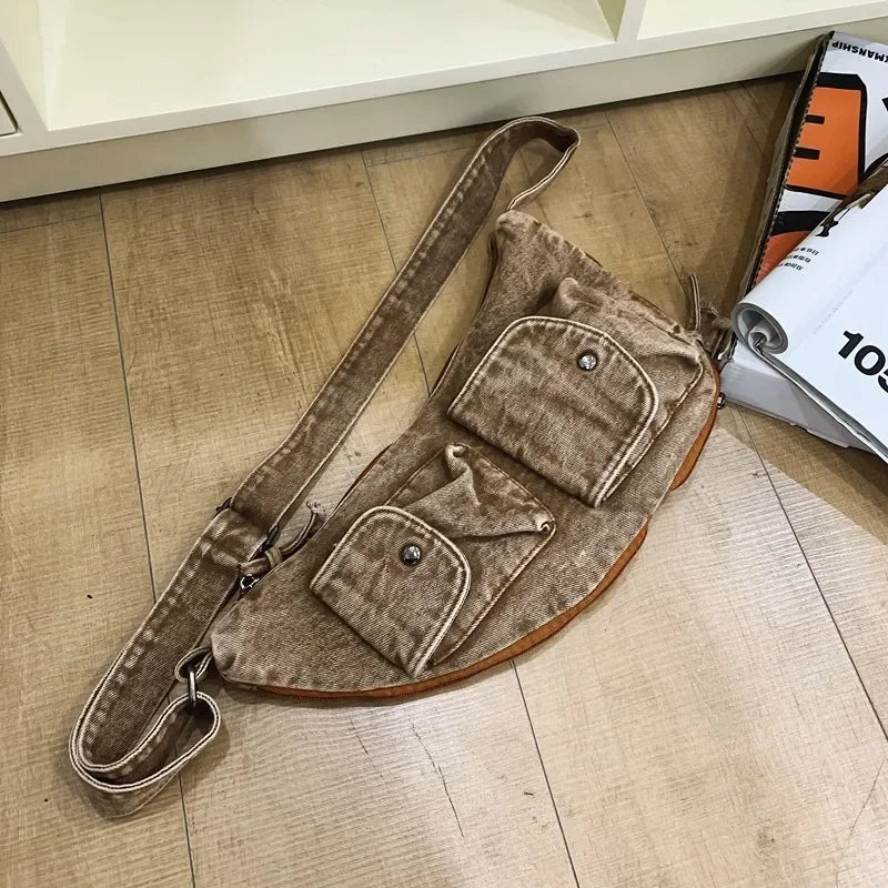 Amblot Urban denim body bag