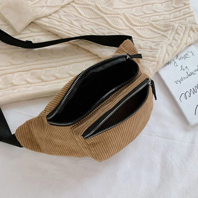 Amblot Versatile corduroy bum bag