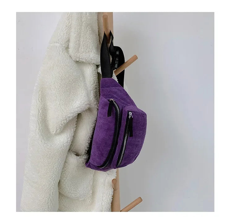 Amblot Versatile corduroy bum bag