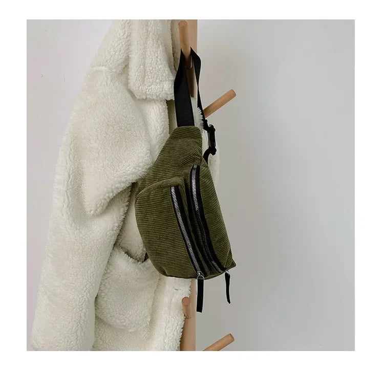Amblot Versatile corduroy bum bag