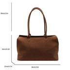 Amblot Versatile suede tote bag