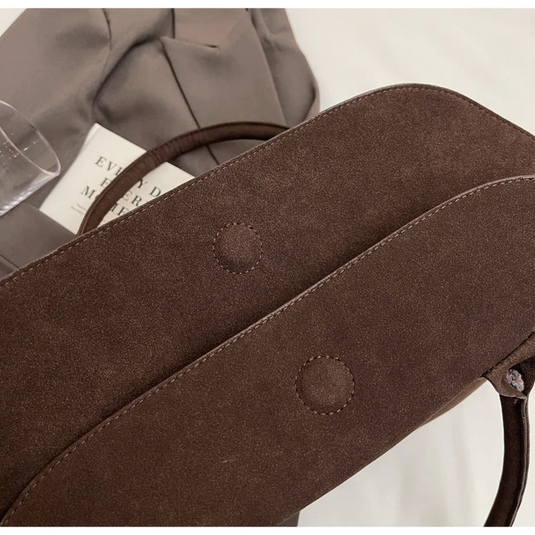 Amblot Versatile suede tote bag