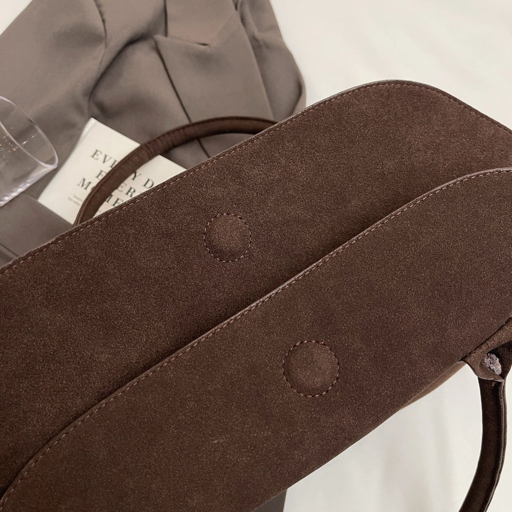Amblot Versatile suede tote bag