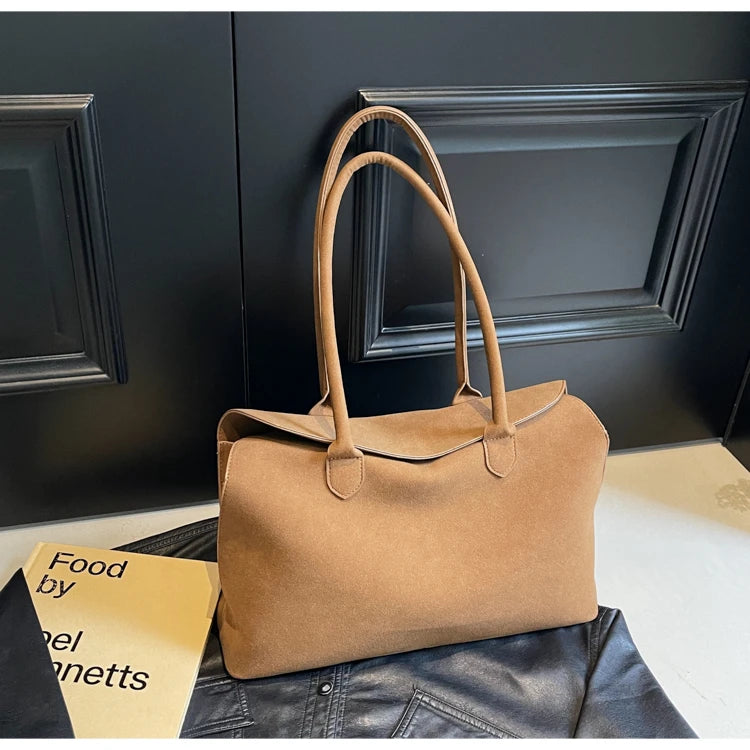 Amblot Versatile suede tote bag