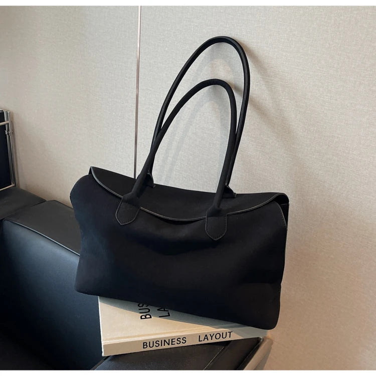 Amblot Versatile suede tote bag