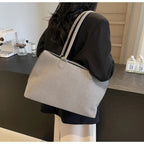Amblot Versatile suede tote bag