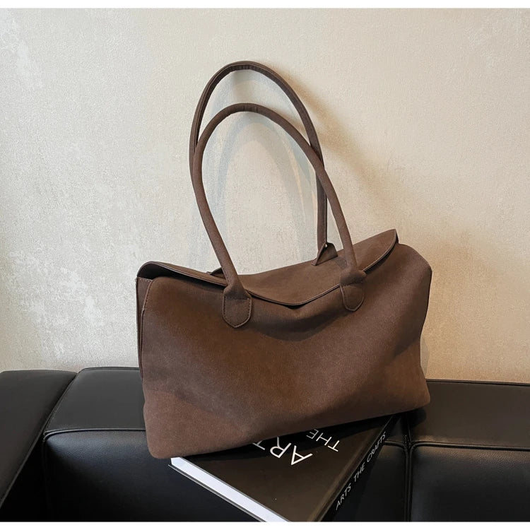 Amblot Versatile suede tote bag