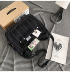 Amblot Vintage denim tote bag with zipper