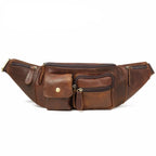 Amblot Vintage leather bum bag