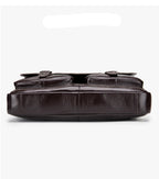 Amblot Vintage leather laptop briefcase