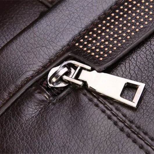 Amblot Vintage leather office briefcase