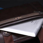Amblot Vintage leather office briefcase