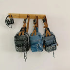 Amblot Washed denim crossbody bag