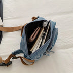 Amblot Washed denim crossbody bag